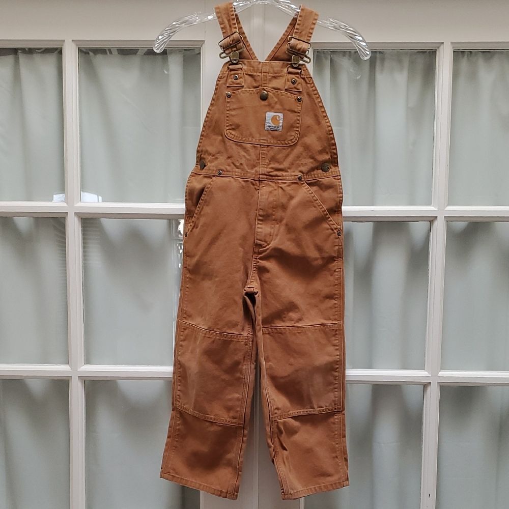 Carhartt Kids Overalls in Classic Tan - Size 5